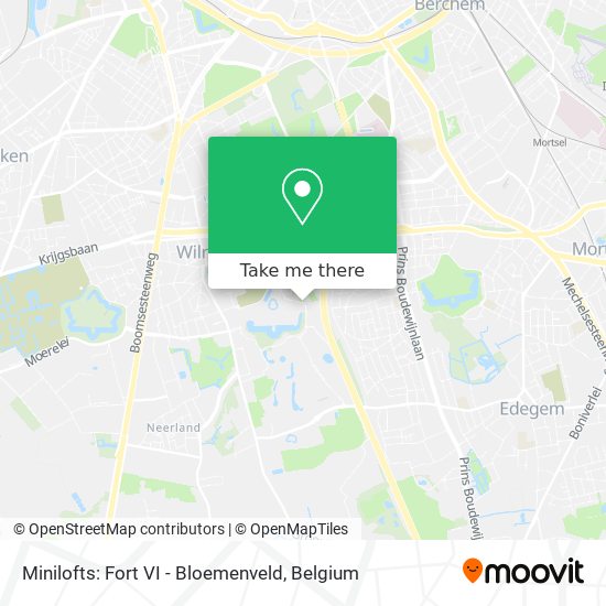 Minilofts: Fort VI - Bloemenveld map