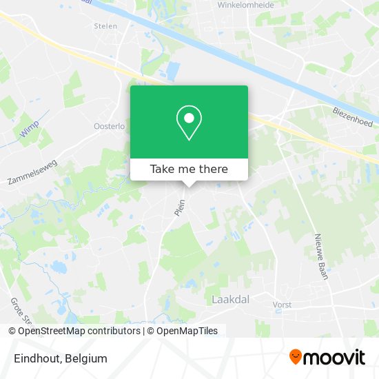 Eindhout map