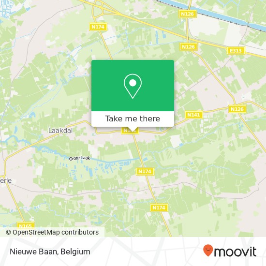 Nieuwe Baan map