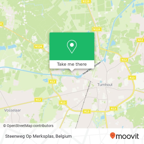 Steenweg Op Merksplas map