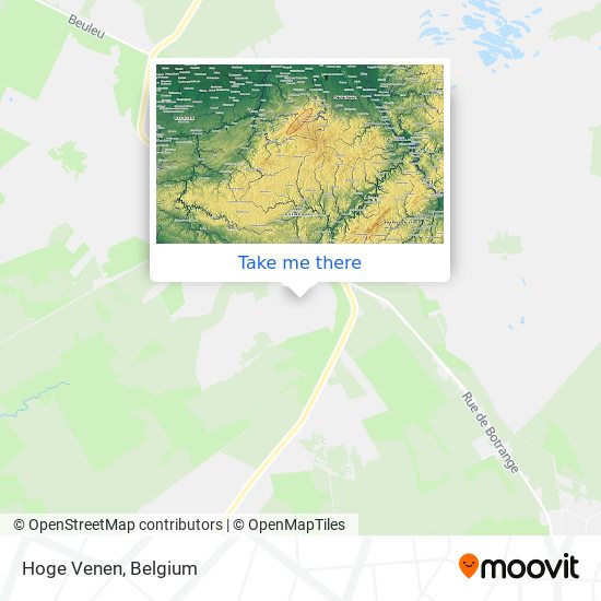 Hoge Venen map