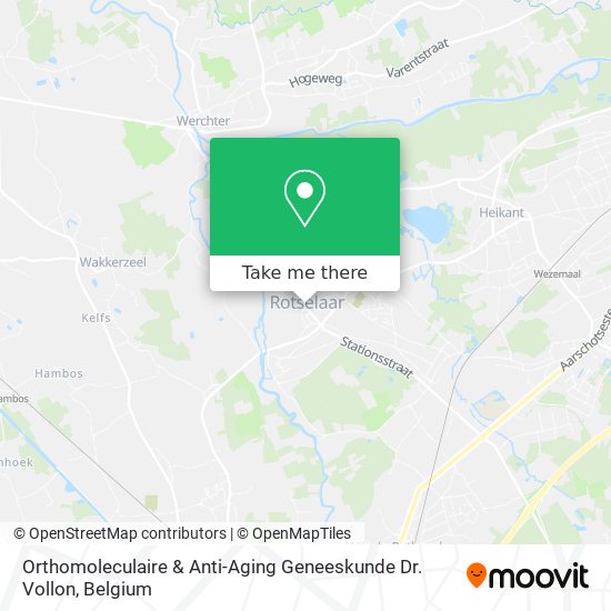 Orthomoleculaire & Anti-Aging Geneeskunde Dr. Vollon map