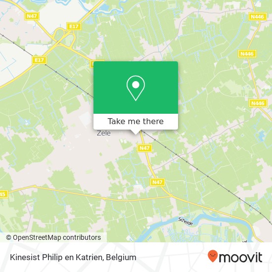 Kinesist Philip en Katrien map