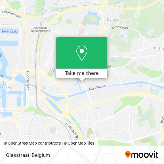 Glasstraat map