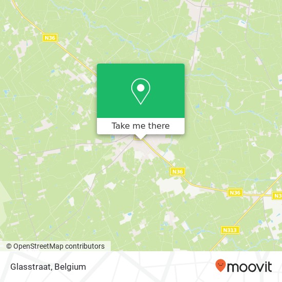 Glasstraat map