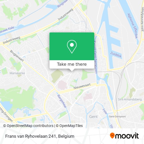 Frans van Ryhovelaan 241 map