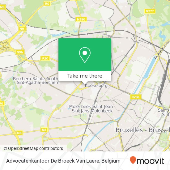 Advocatenkantoor De Broeck Van Laere map