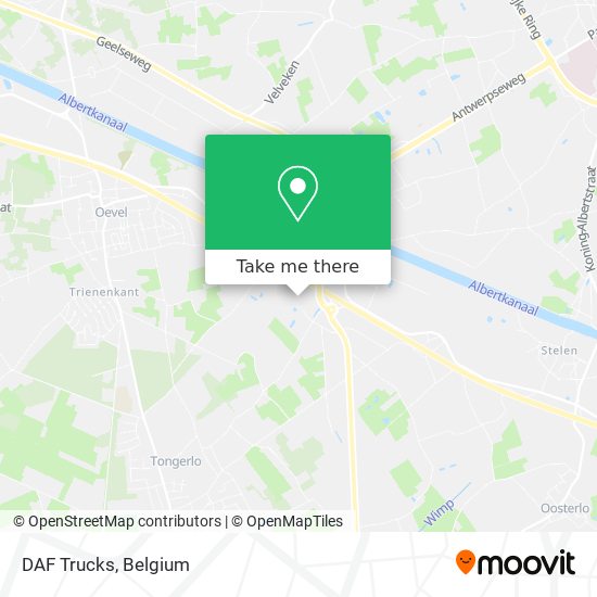 DAF Trucks map