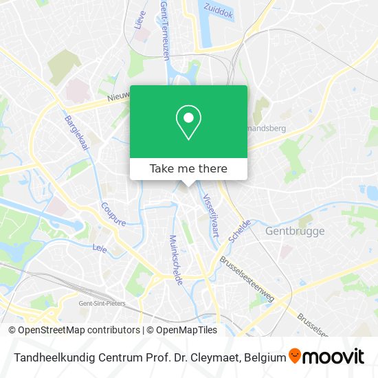 Tandheelkundig Centrum Prof. Dr. Cleymaet plan