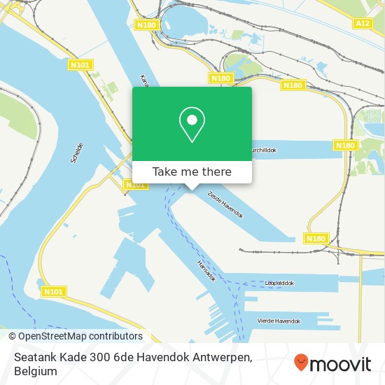 Seatank Kade 300 6de Havendok Antwerpen plan