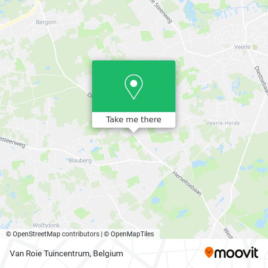 Van Roie Tuincentrum map