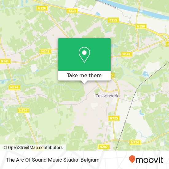 The Arc Of Sound Music Studio map