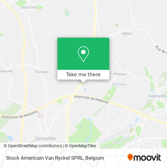 Stock Americain Van Ryckel SPRL plan