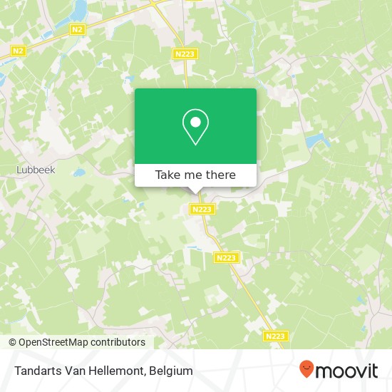 Tandarts Van Hellemont map