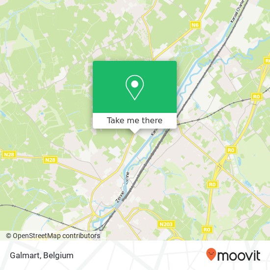 Galmart map