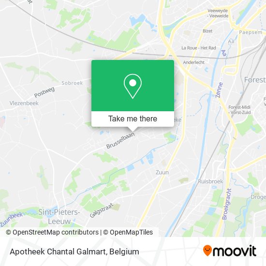 Apotheek Chantal Galmart map