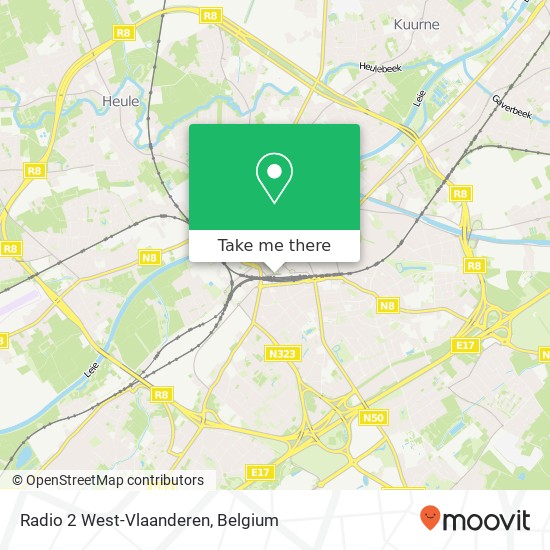 Radio 2 West-Vlaanderen plan