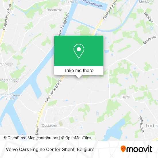 Volvo Cars Engine Center Ghent map