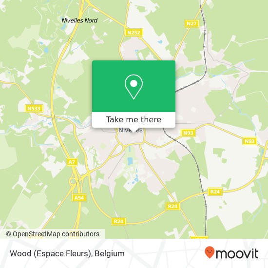 Wood (Espace Fleurs) map