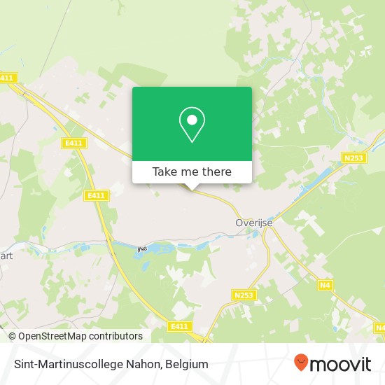 Sint-Martinuscollege Nahon map