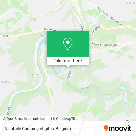 Villatoile Camping et gîtes plan