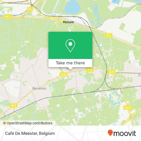 Café De Meester map