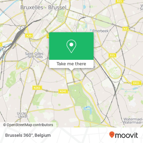 Brussels 360° map