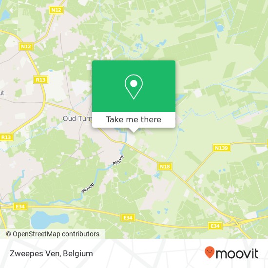 Zweepes Ven map