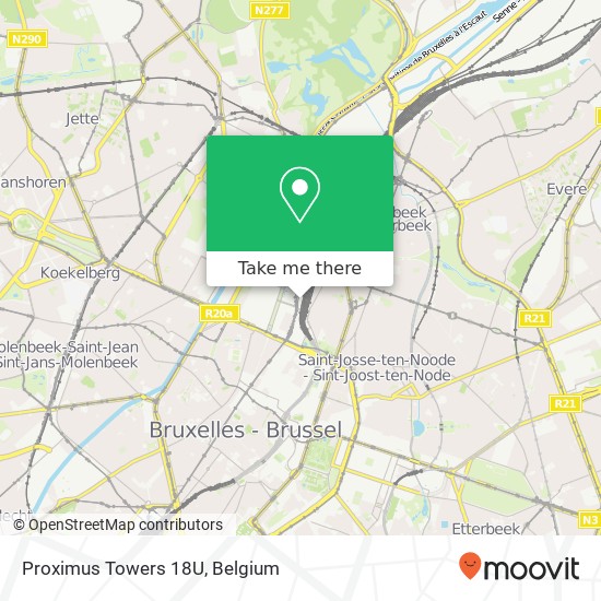 Proximus Towers 18U map