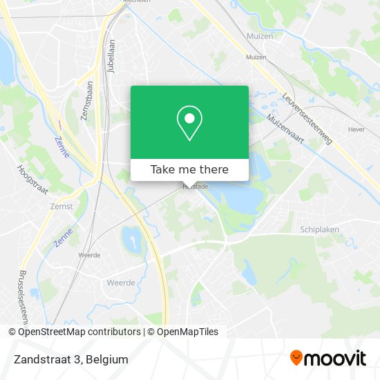 Zandstraat 3 map