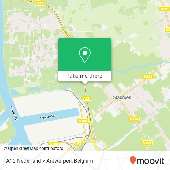 A12 Nederland > Antwerpen plan