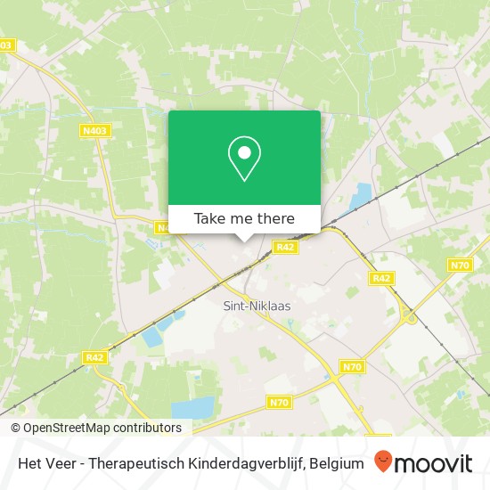 Het Veer - Therapeutisch Kinderdagverblijf map