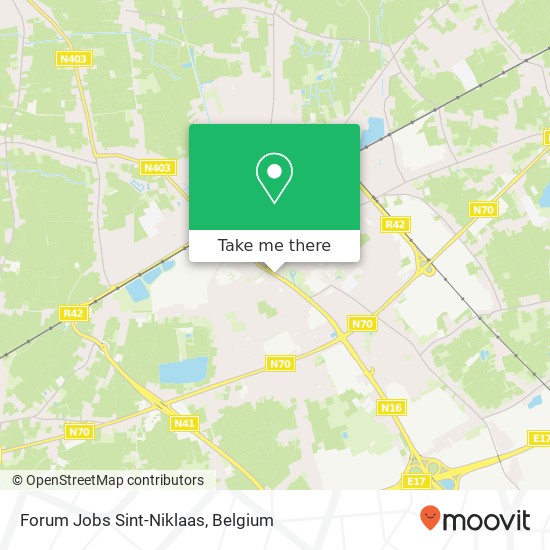 Forum Jobs Sint-Niklaas map