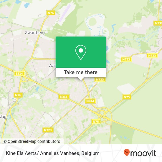 Kine Els Aerts/ Annelies Vanhees map