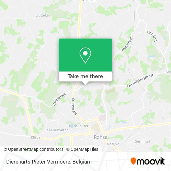 Dierenarts Pieter Vermoere plan