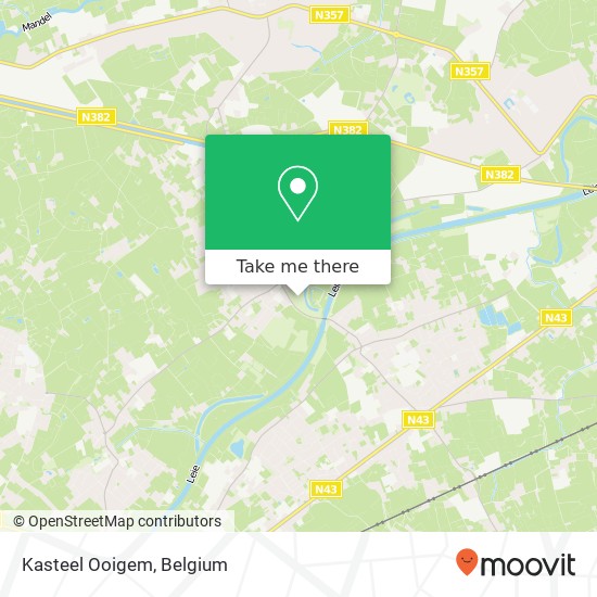 Kasteel Ooigem plan