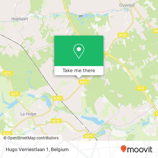 Hugo Verriestlaan 1 map