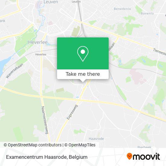 Examencentrum Haasrode map