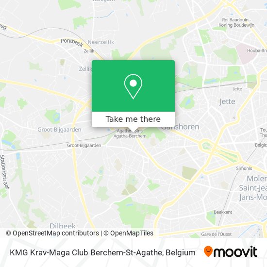 KMG Krav-Maga Club Berchem-St-Agathe map
