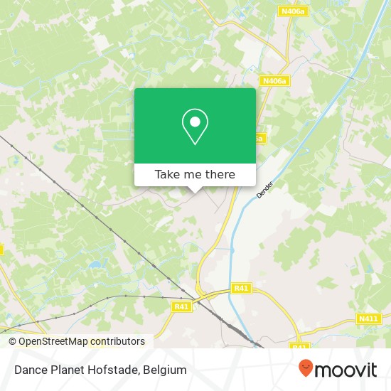 Dance Planet Hofstade map