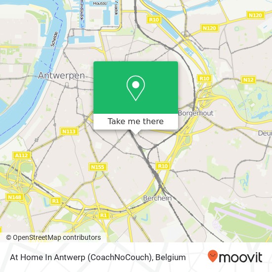 At Home In Antwerp (CoachNoCouch) map