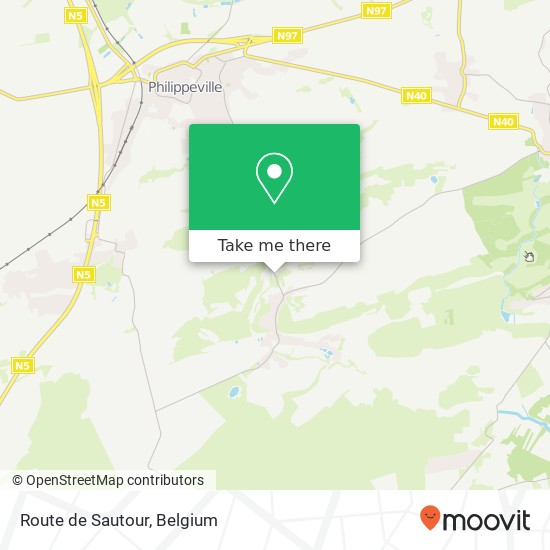 Route de Sautour map