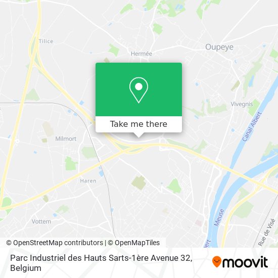 Parc Industriel des Hauts Sarts-1ère Avenue 32 map