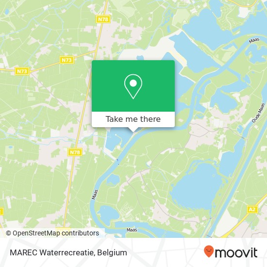 MAREC Waterrecreatie map