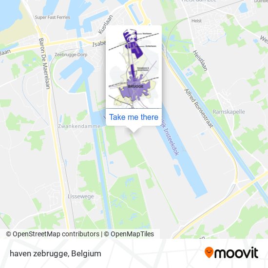 haven zebrugge map