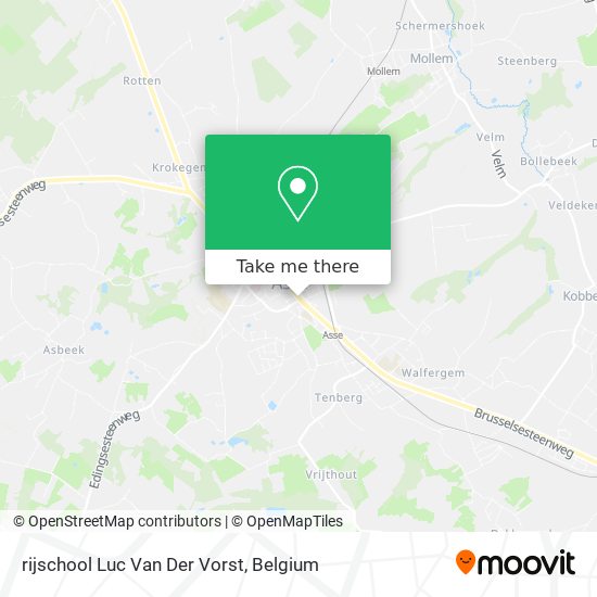 rijschool Luc Van Der Vorst map