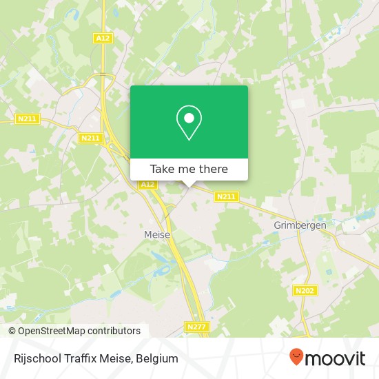 Rijschool Traffix Meise plan