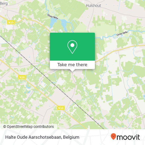 Halte Oude Aarschotsebaan map