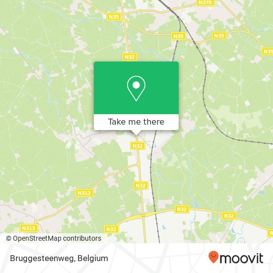 Bruggesteenweg map