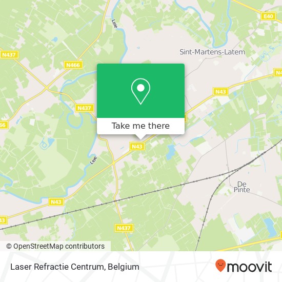 Laser Refractie Centrum map